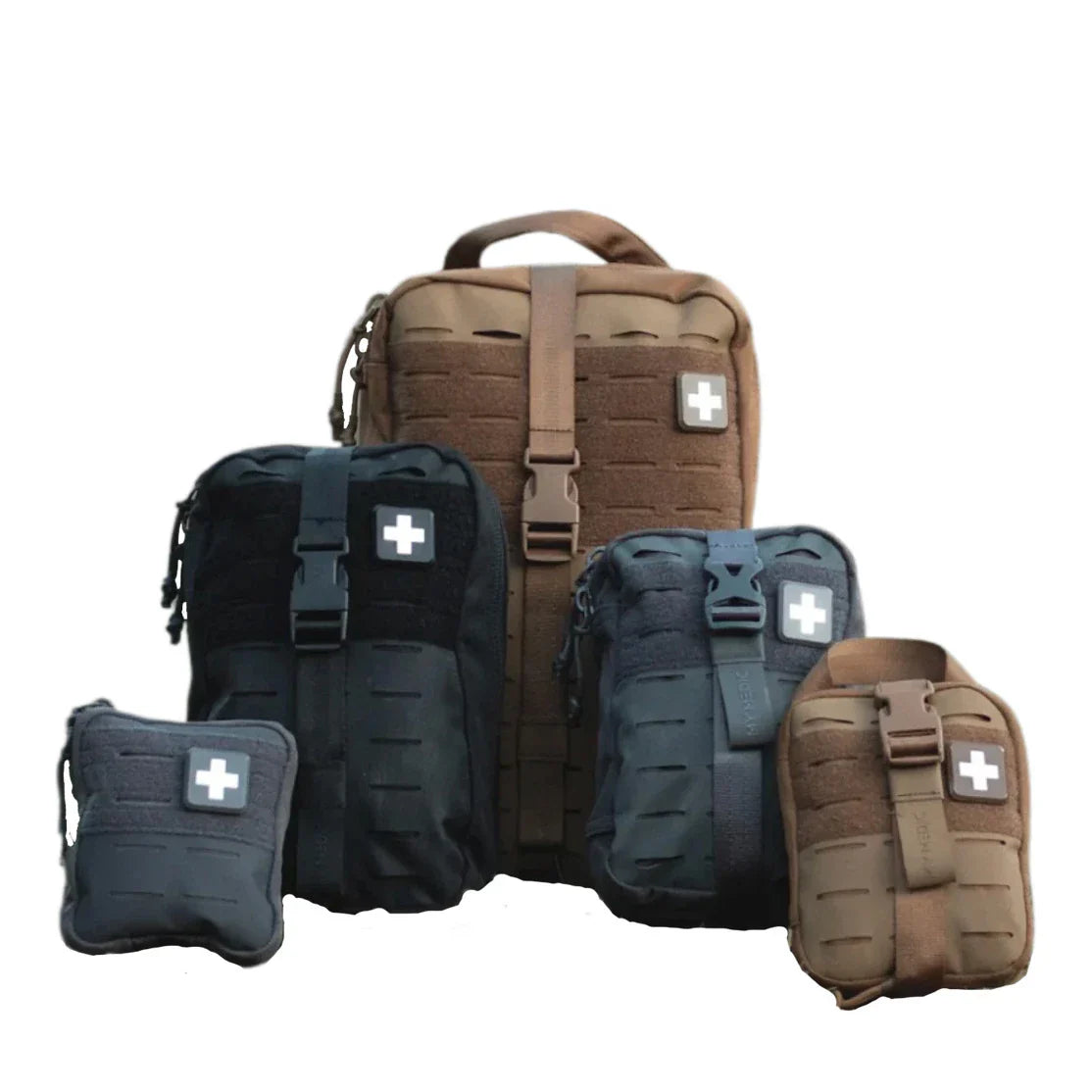 Emergency preparedness first aid kits for survival, trauma care, and outdoor use