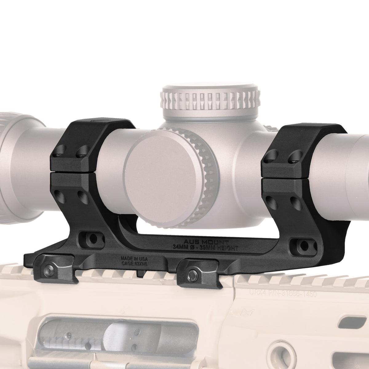 Reptilia - AUS Optic Mount, 30/34/35mm, Black/FDE — view 7