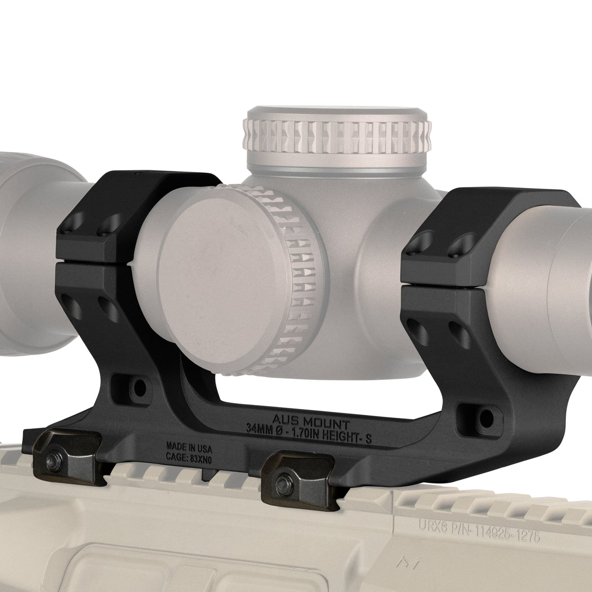 Reptilia - AUS Optic Mount, 30/34/35mm, Black/FDE — view 8