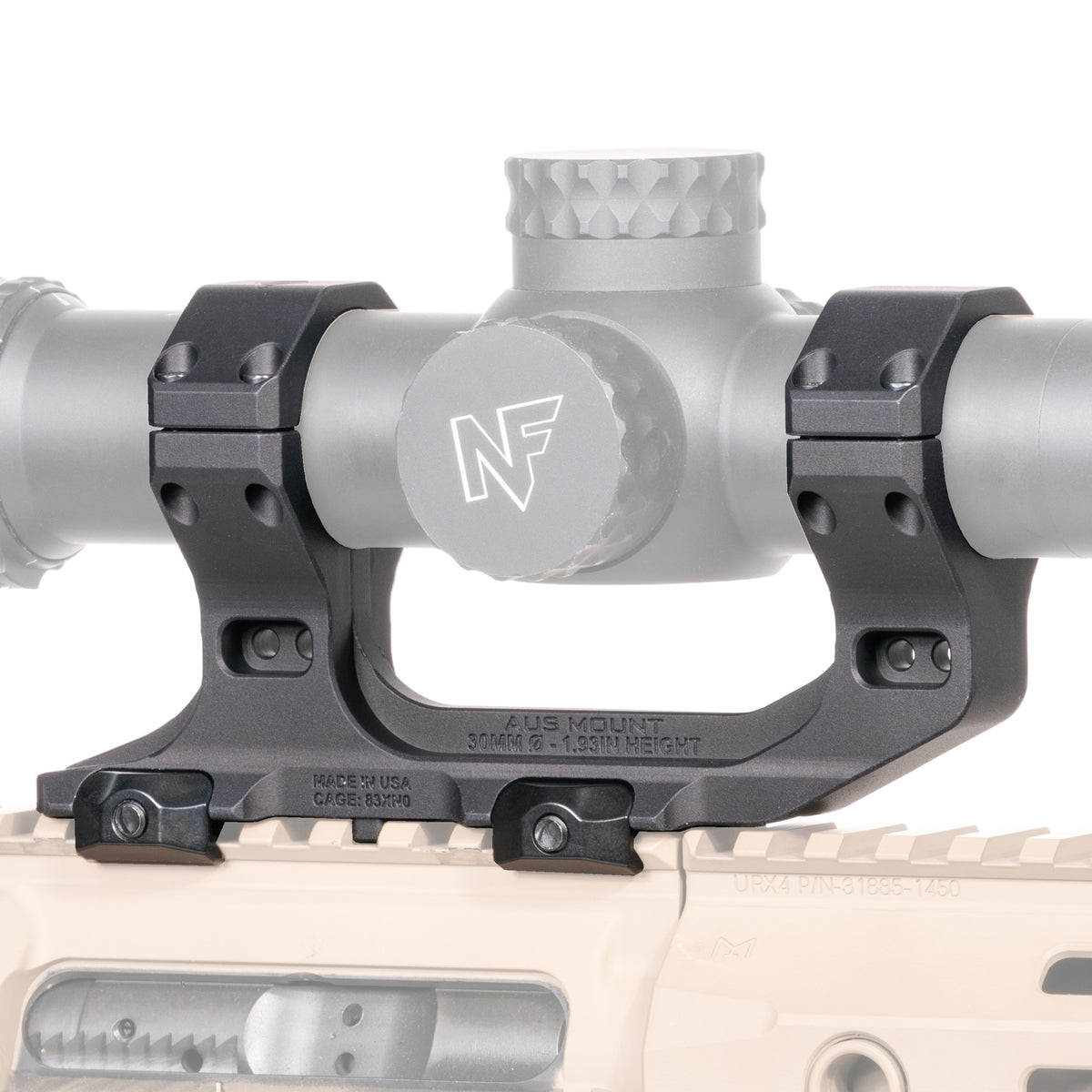 Reptilia - AUS Optic Mount, 30/34/35mm, Black/FDE — view 5