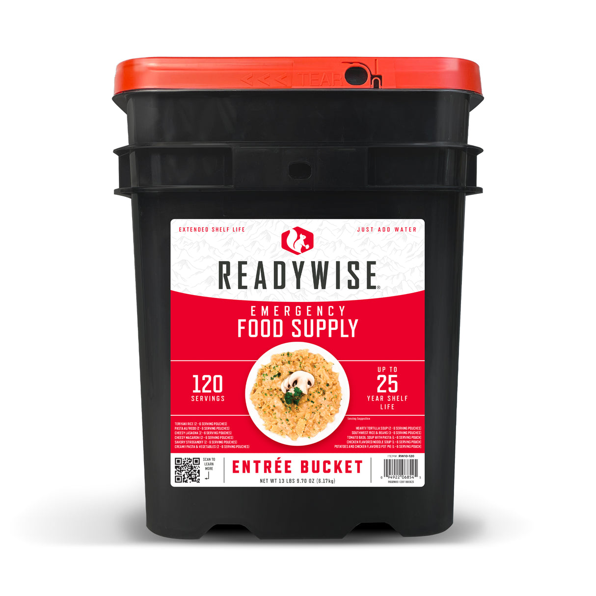 ReadyWise - 120 Serving Entrée Bucket