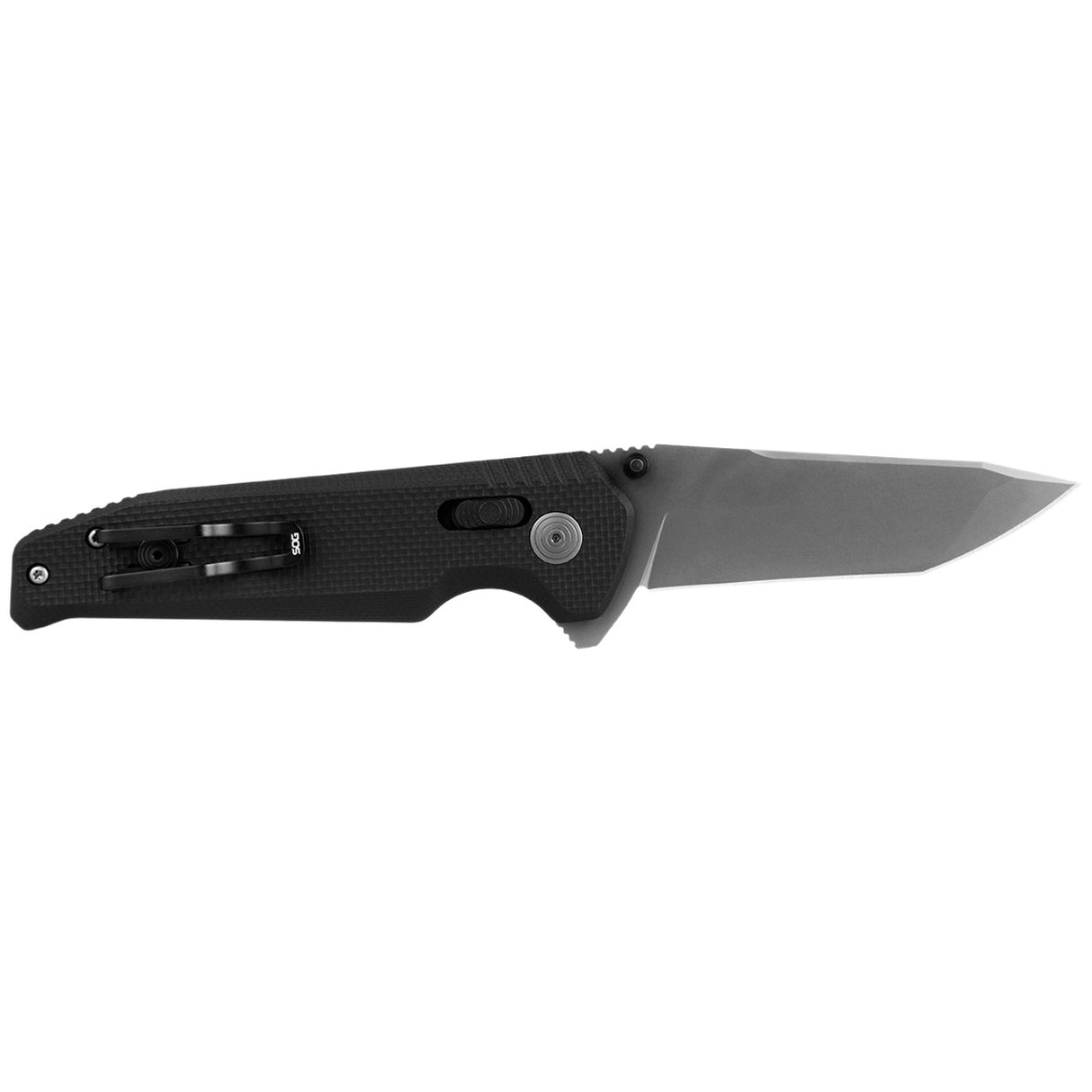 SOG - Vision XR LTE, Folding Knife, 3.36" Tanto Point Straight Edge, G10 Handle, Titanium Nitride Finish, Black