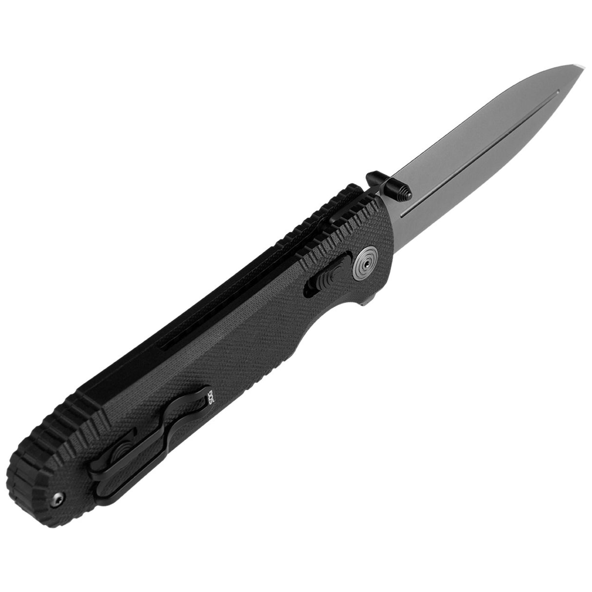 SOG - Pentagon XR, 3.6" Spear Point Straight Edge, G10 Handle, Cryo CTS XHP Steel, Black + Graphite