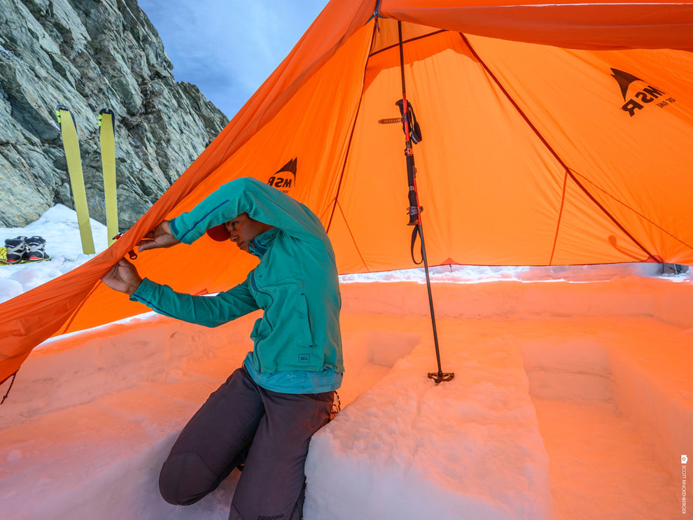 MSR – Front Range 4-Person Ultralight Tarp Shelter, Orange