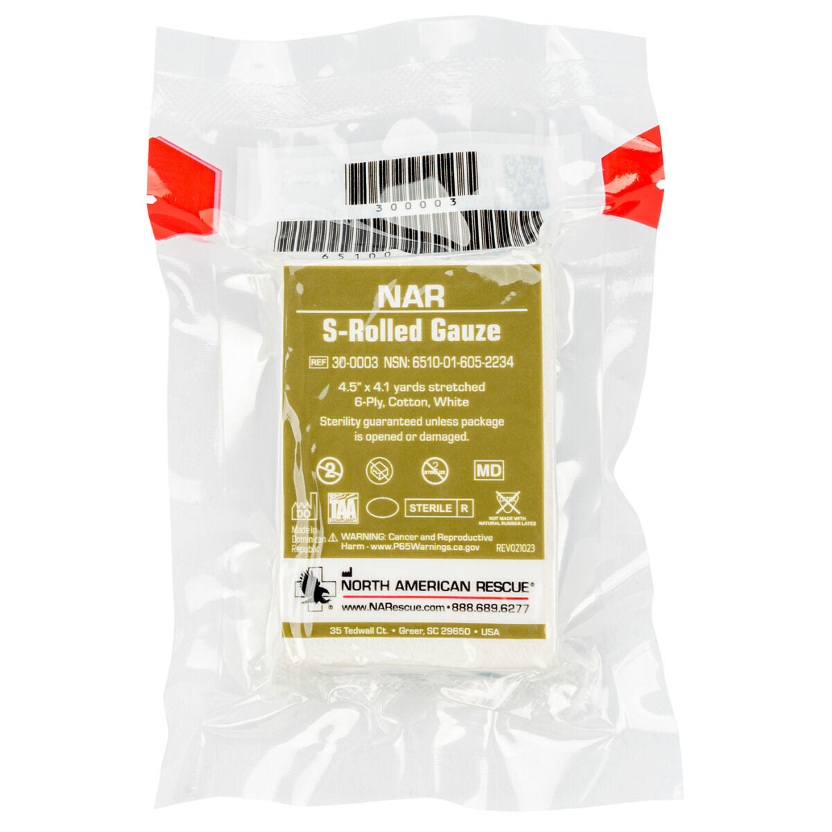 North American Rescue - S-Rolled Gauze