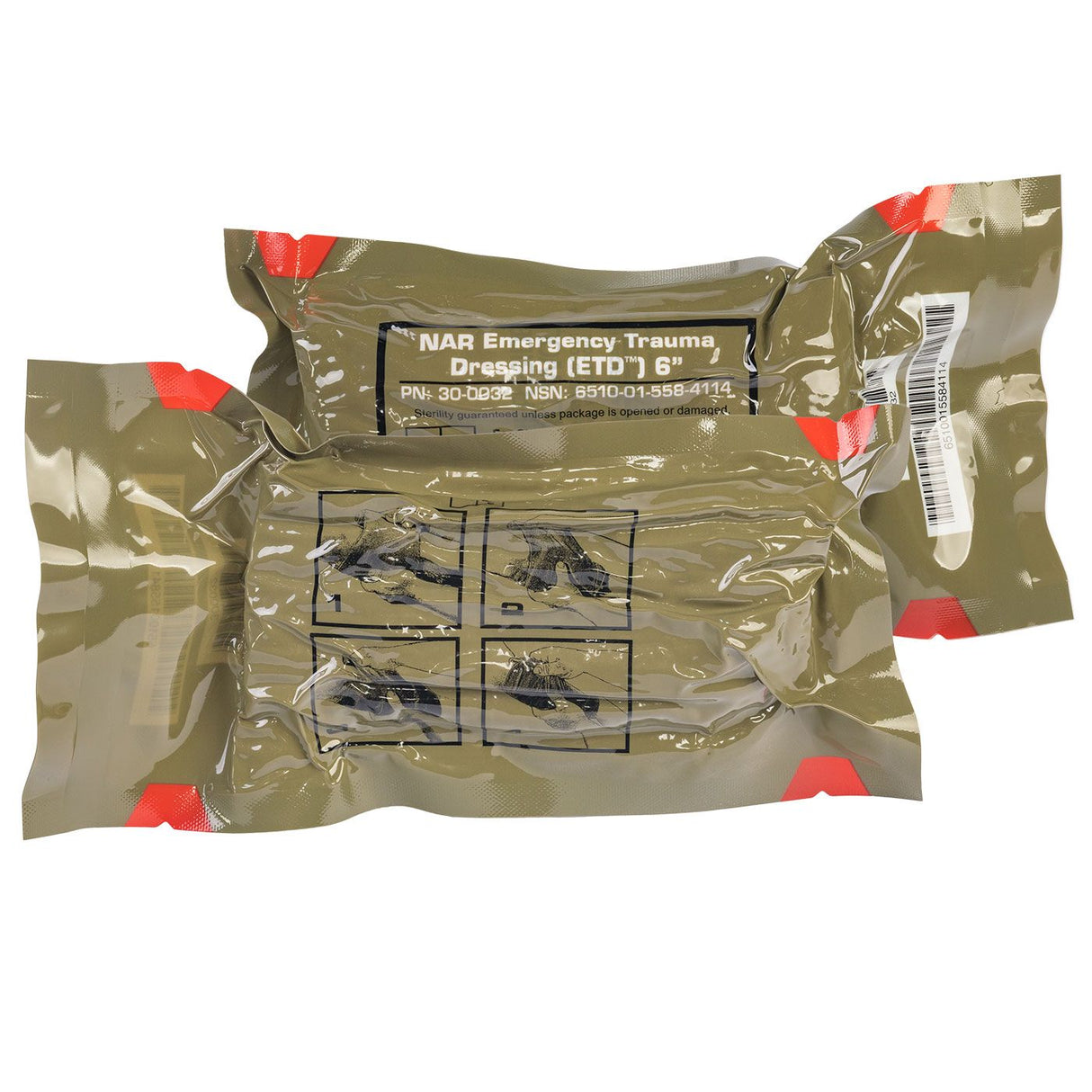 North American Rescue - Emergency Trauma Dressing (ETD) - 6 in.
