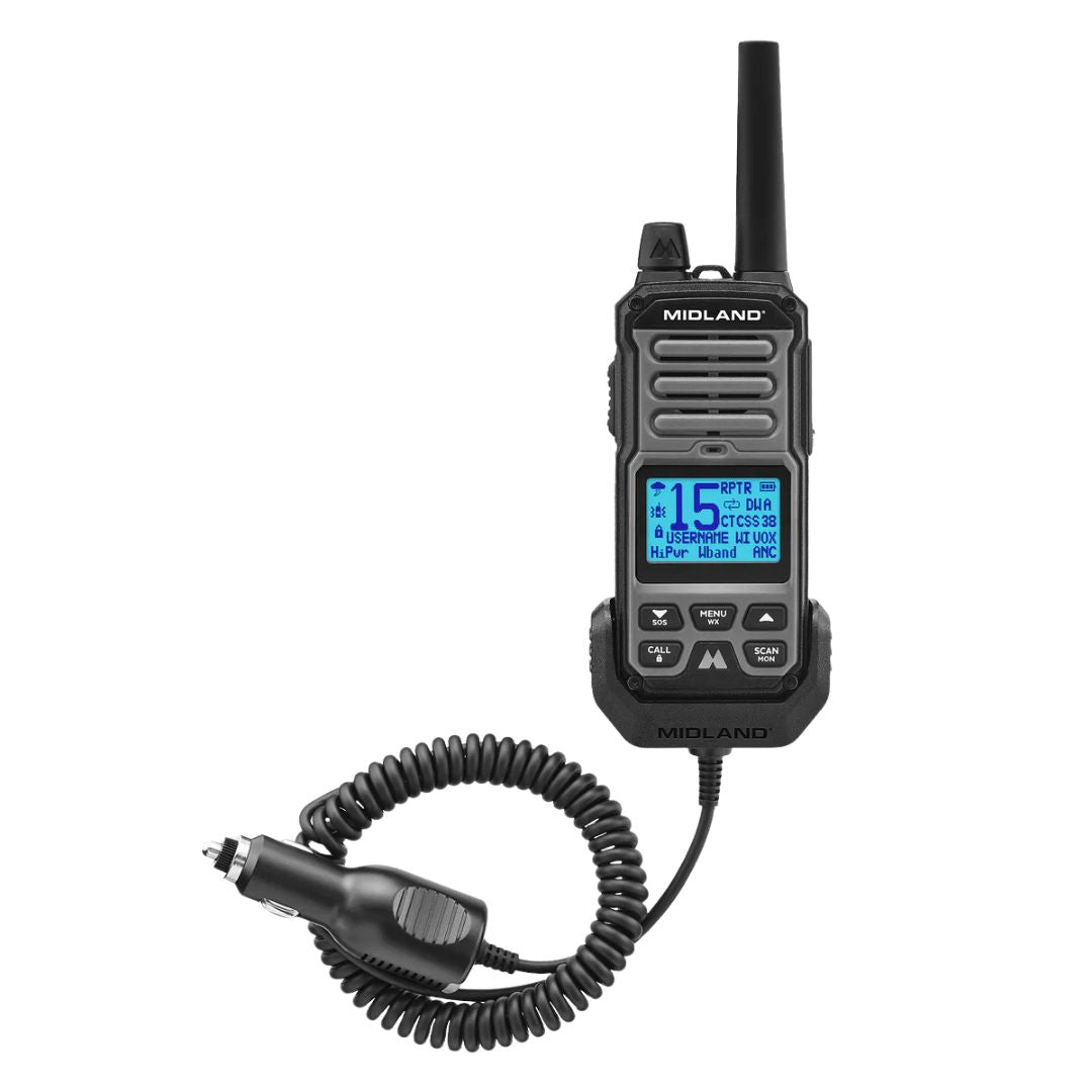 Midland – GXT67 PRO GMRS 5-Watt Waterproof Two-Way Radio