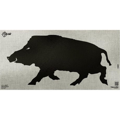 Allen Company - NEW EZ Aim Thermal ID Boar Paper Target, 24" x 12," Gray