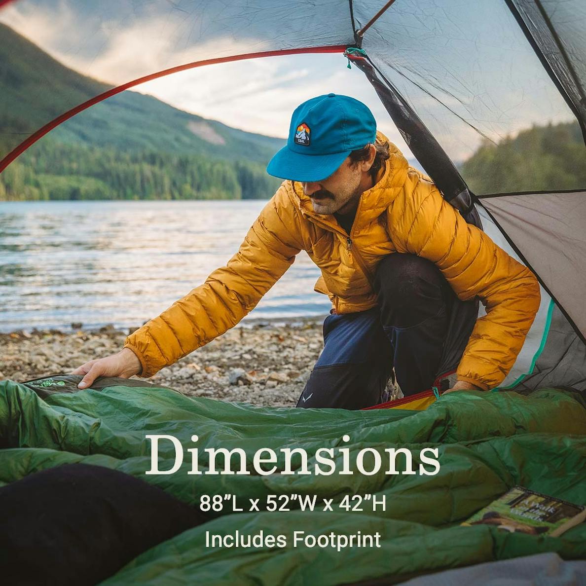 Coleman – PEAK1 2-Person Backpacking Tent with Footprint