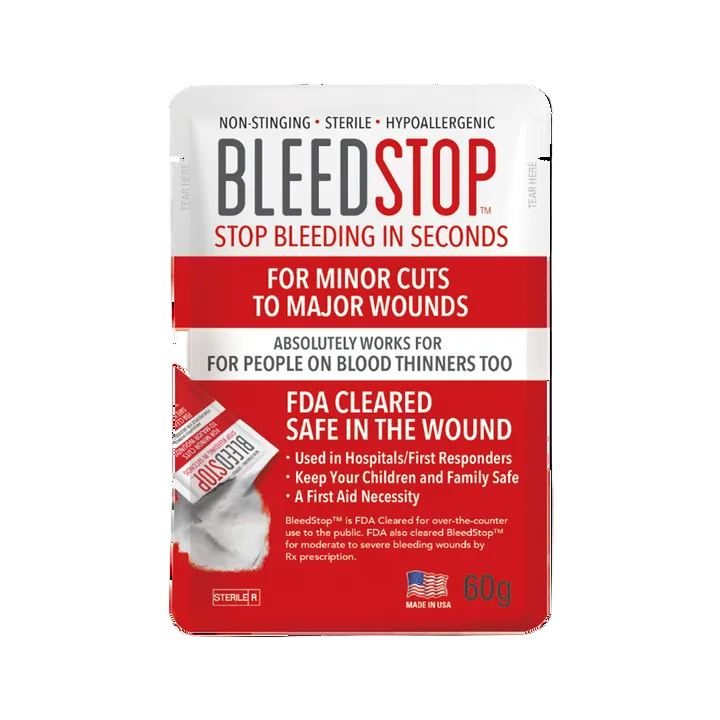 BleedStop – Rapid Blood Coagulating First Aid Powder