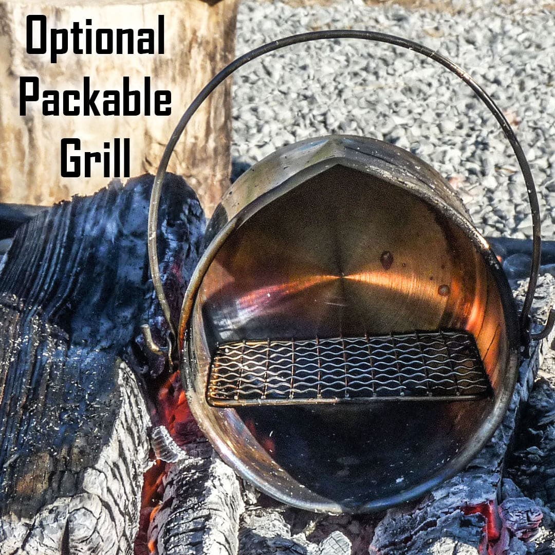 Pathfinder - 64oz Bush Pot and Lid Set, Stainless Steel