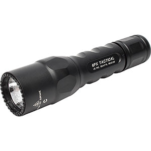 SureFire 6PX tactical flashlight, durable design for outdoor survival and emergency preparedness