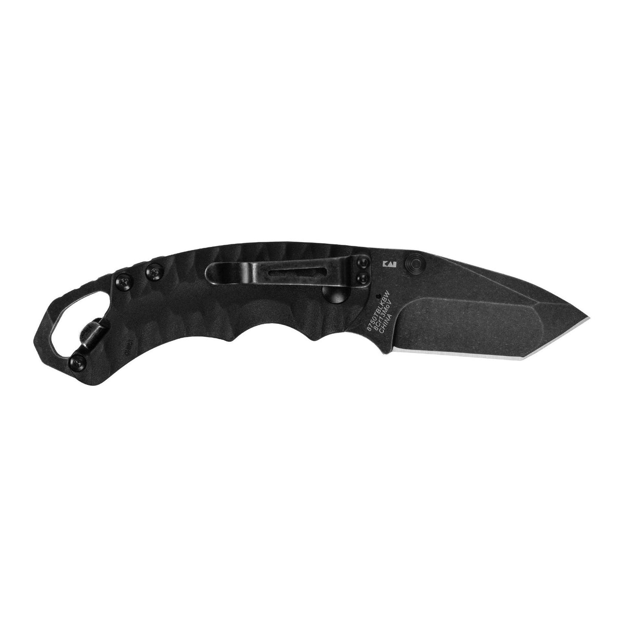 Kershaw - Shuffle II Tanto Black with BlackWash Finish