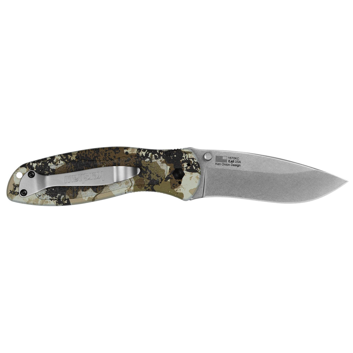 Kershaw - Blur Folding Knife with King's Camo Handle