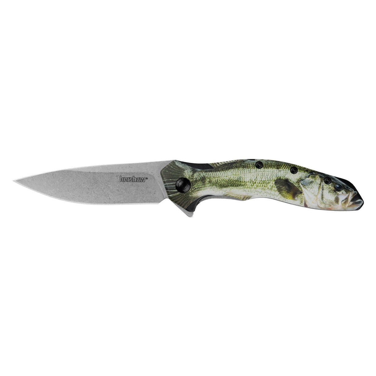 Kershaw - Shoreline Bass Pocketknife with CCI Technology