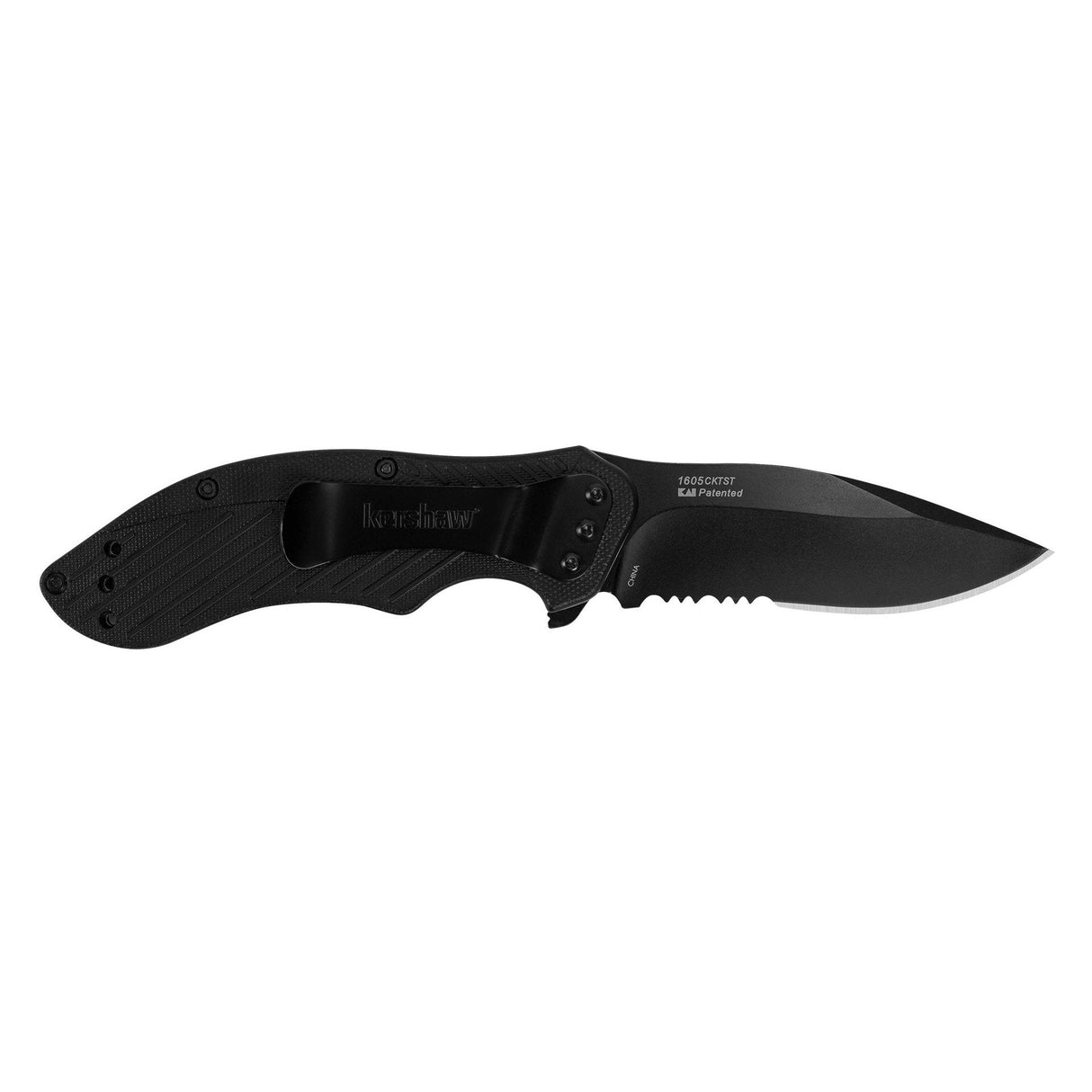 Kershaw - Clash Black Serrated Pocketknife