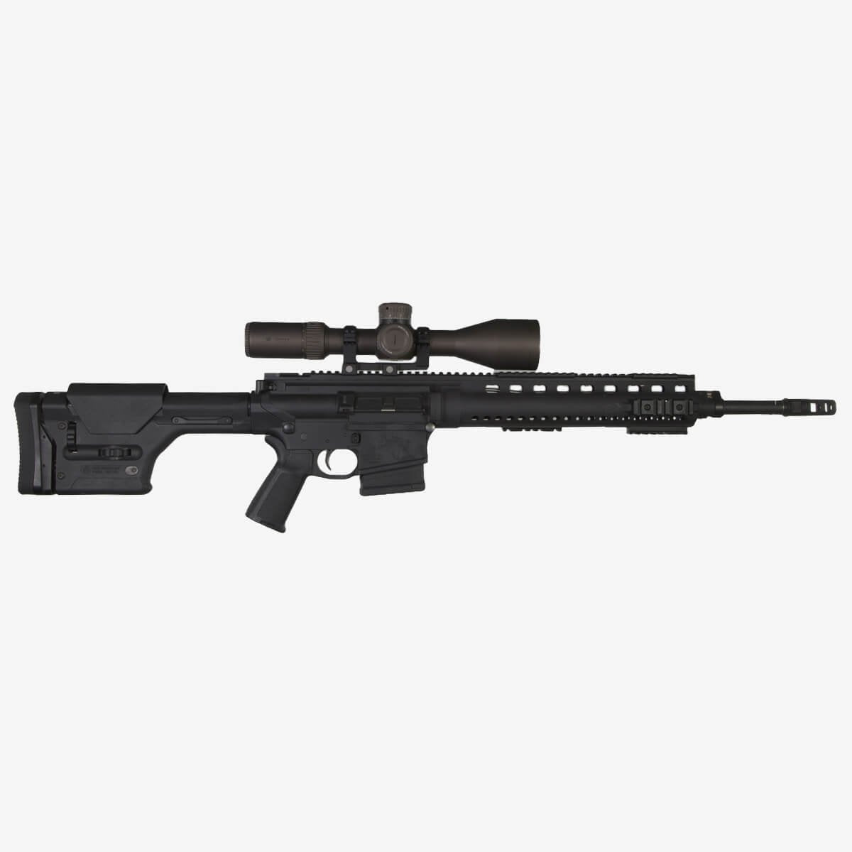 Magpul - PRS Extended Rubber Butt-Pad Adjustable Length of Pull - Black