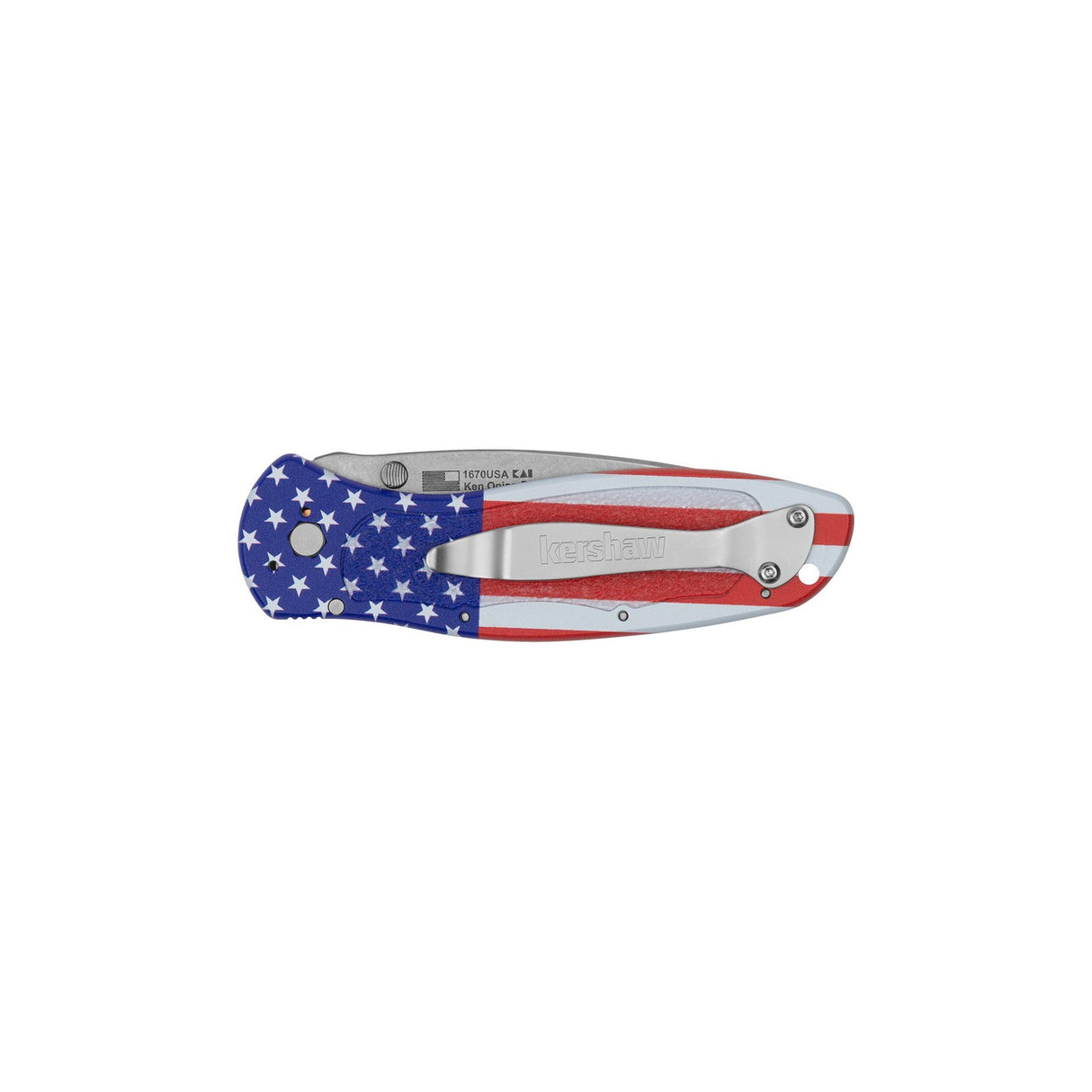 Kershaw - Blur USA Flag Assisted Opening Knife