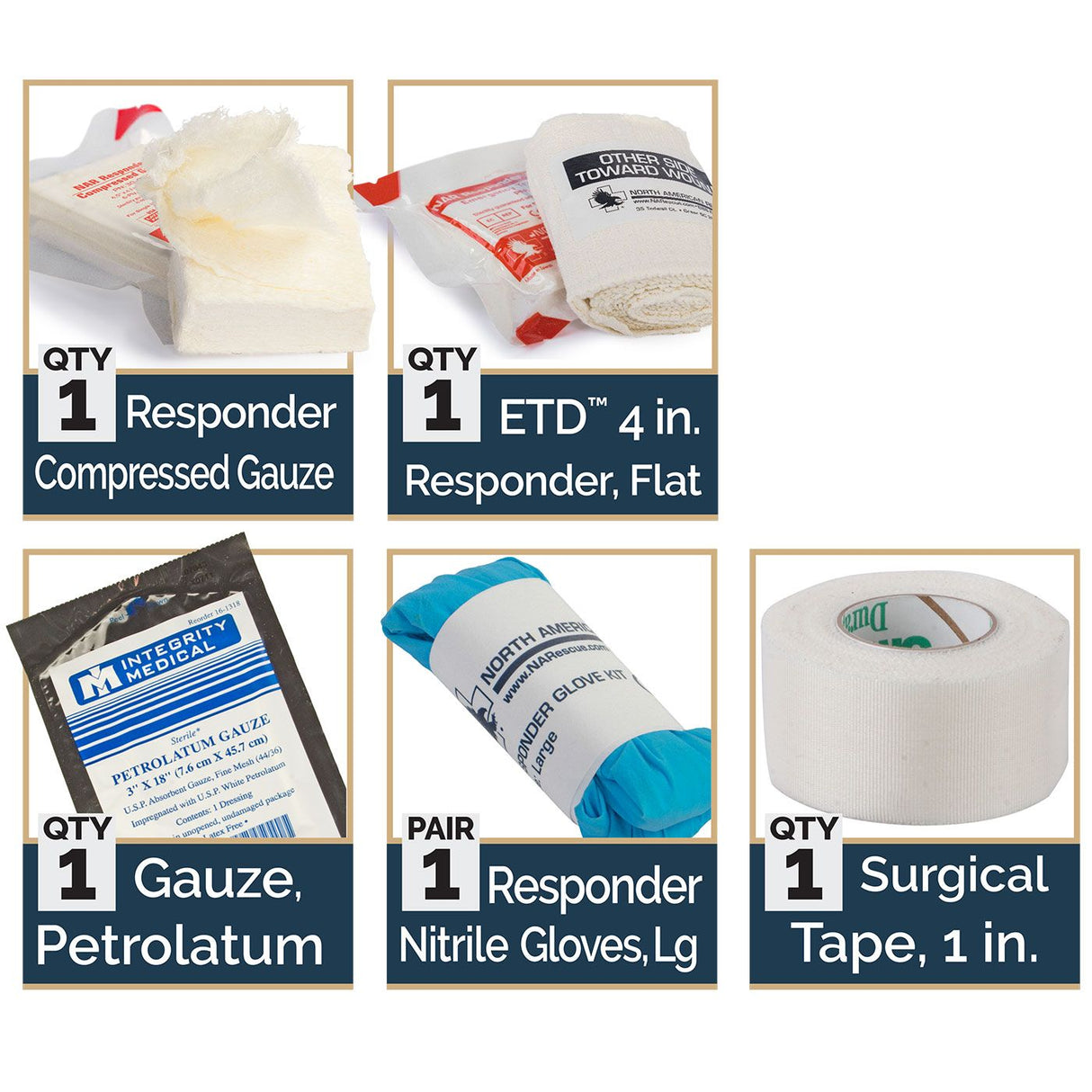 North American Rescue - Individual Aid Kit