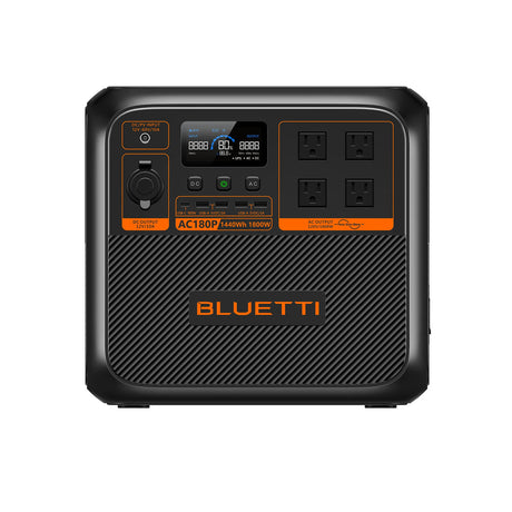 Bluetti - AC180P Solar Portable Power Station | 1,800W 1,440Wh