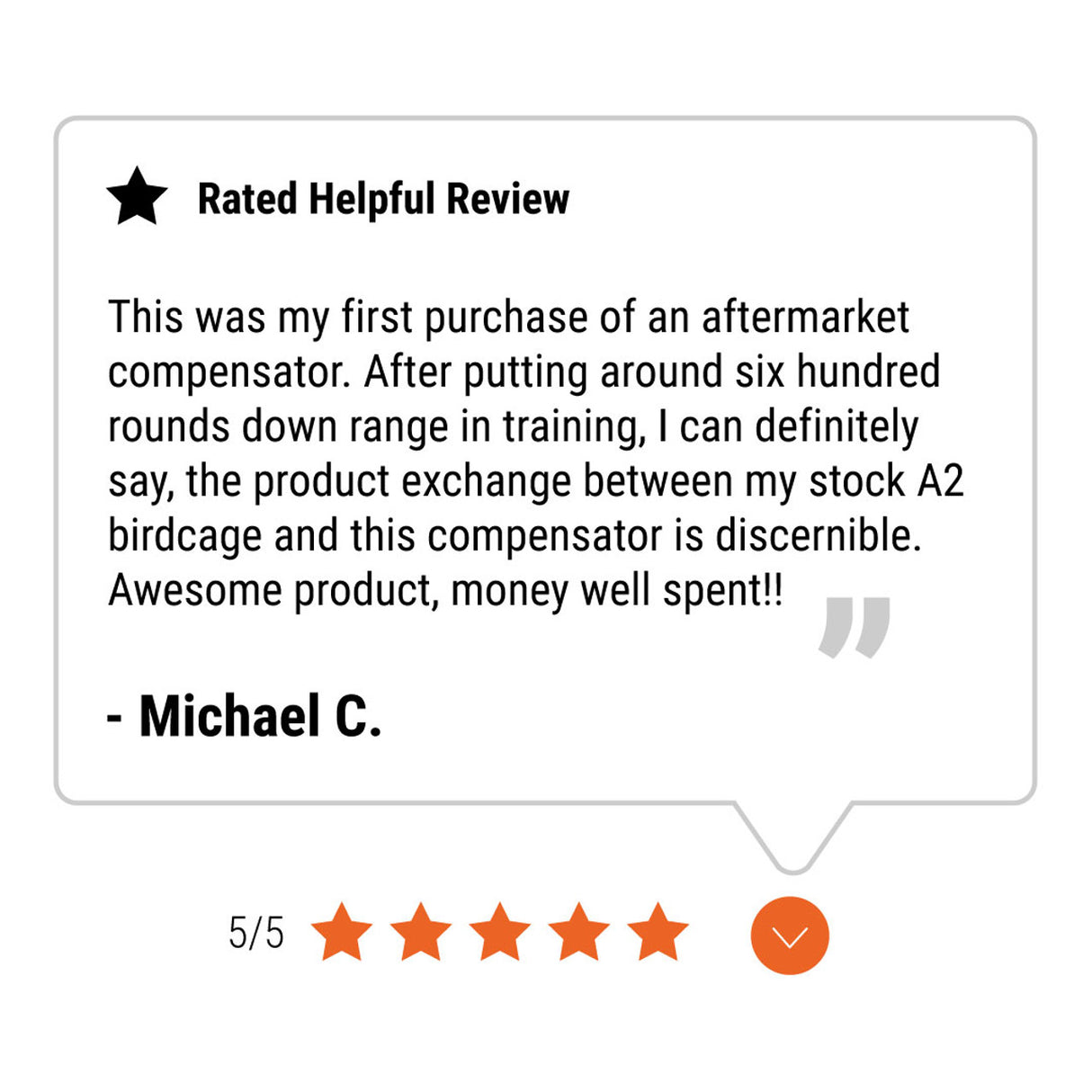 BCM – Compensator MOD 0 5.56 for AR-15, Nitride Treated