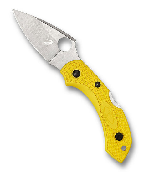Spyderco – Dragonfly 2 Salt Folding Knife with H-2 Blade, Yellow FRN