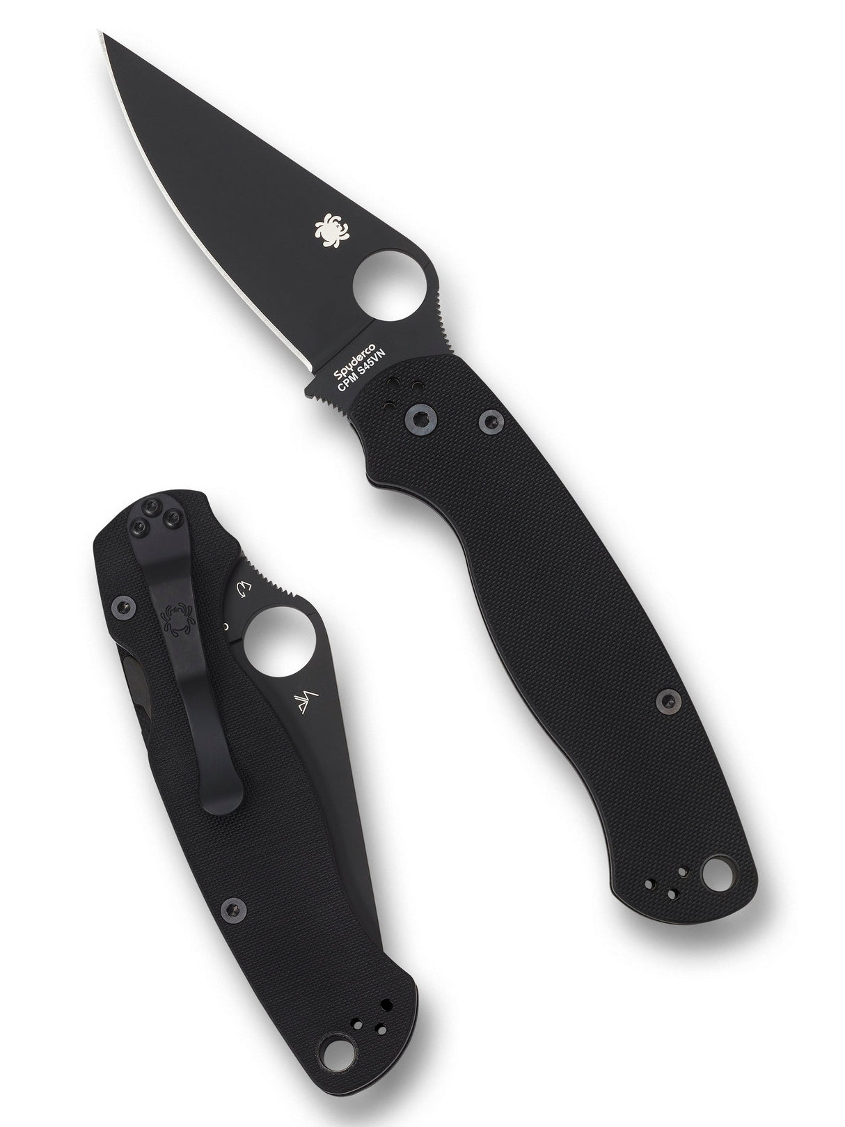 Spyderco - Para Military 2 Folding Knife, CPM S45VN G-10 USA Made