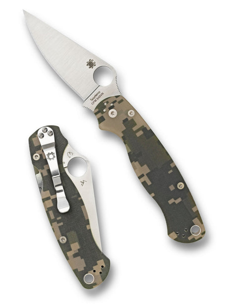 Spyderco - Para Military 2 Folding Knife, CPM S45VN G-10 USA Made