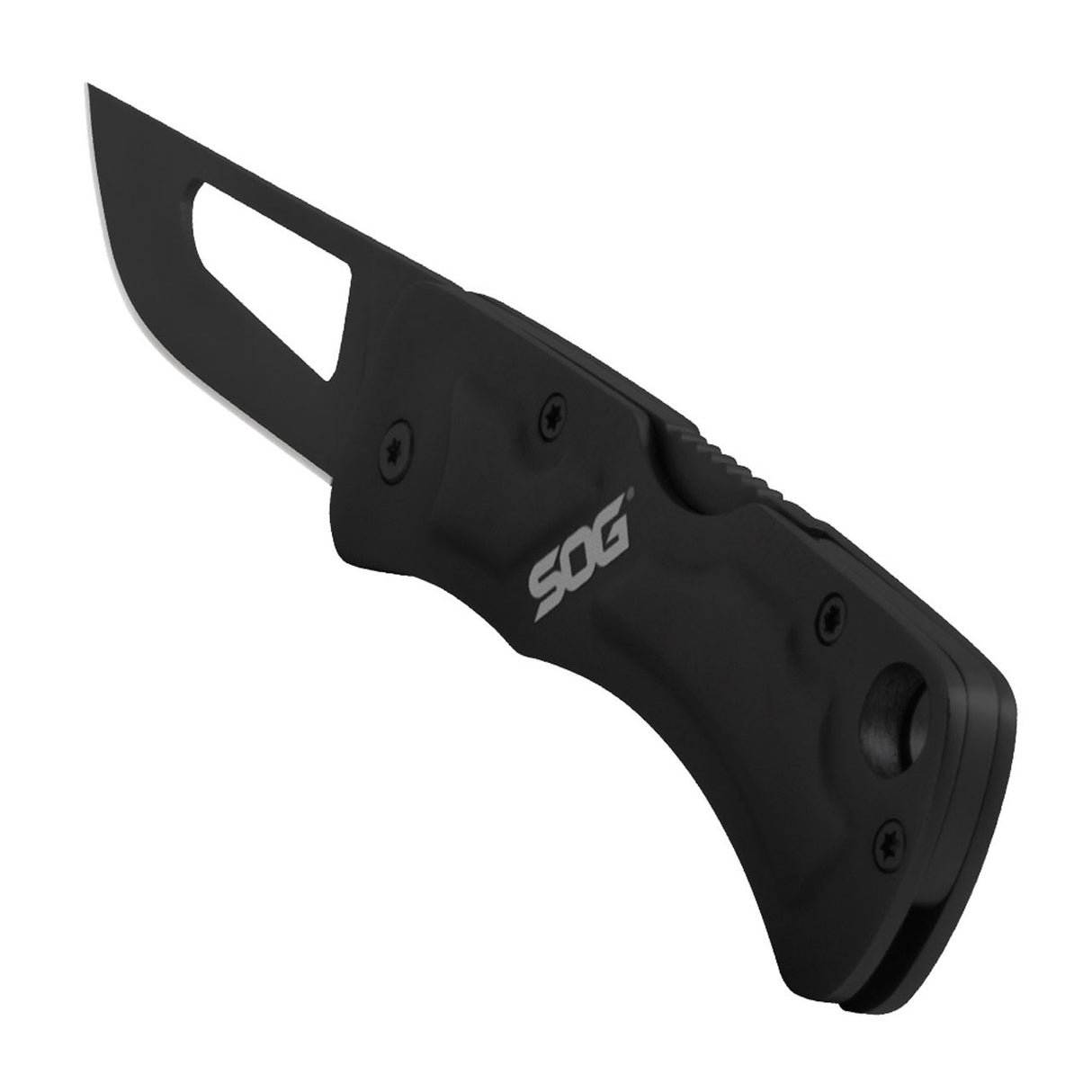 SOG - Centi II, Folding Knife, 2.1" Straight Edge, Straight Back, Black