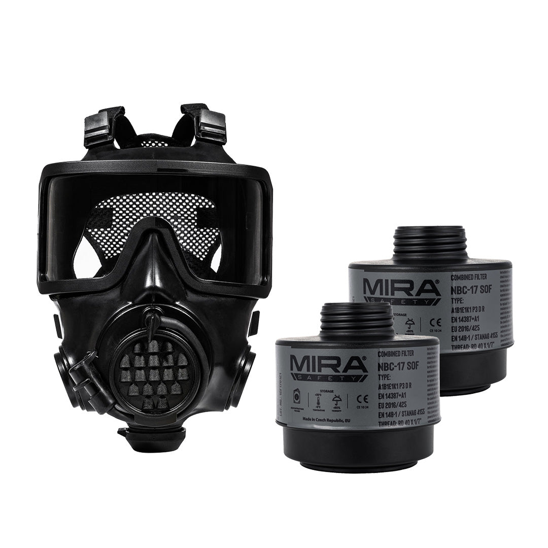 MIRA Safety - CM-8M Combat Gas Mask – Hybrid CBRN Respirator