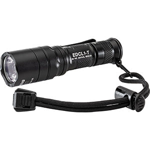 Tactical E-Series flashlight with rugged design for outdoor survival and emergency preparedness.
