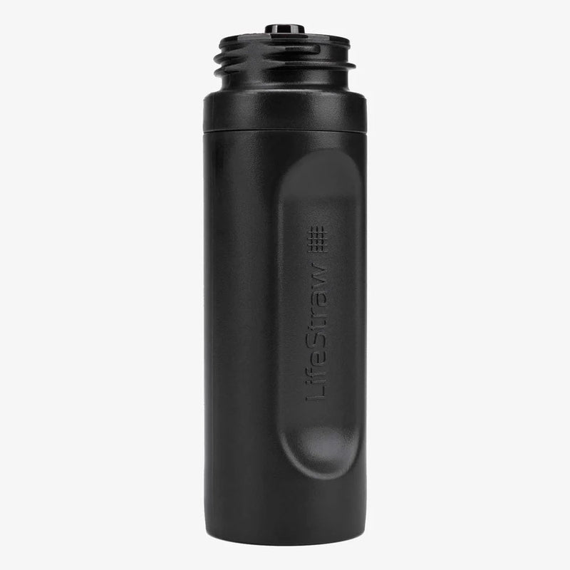 Gray water filter for outdoor survival and emergency preparedness on a plain background.