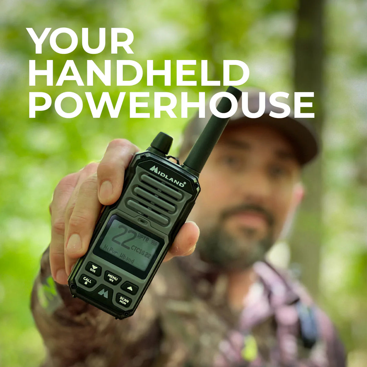 Midland – GXT67 PRO GMRS 5-Watt Waterproof Two-Way Radio