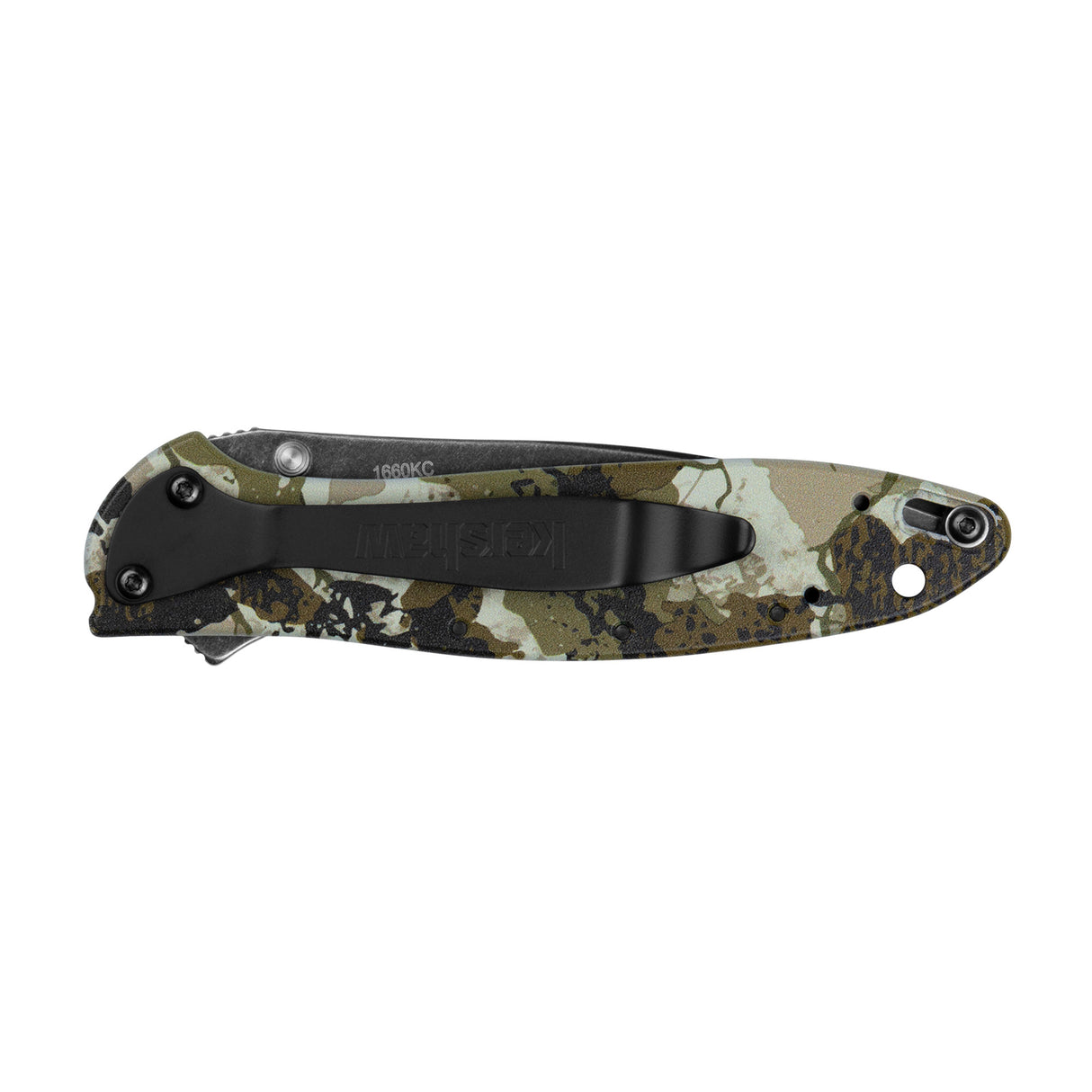 KERSHAW LEEK 3" KINGS CAMO BLKWASH