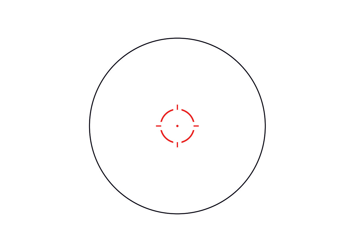 Trijicon - MRO® HD 1x25 Red Dot Sight Adjustable 68 MOA Reticle with a 2.0 MOA Dot, Full Cowitness Mount