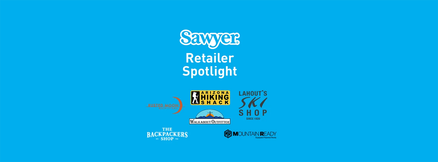 Mountain Ready gear featured in Sawyer's June 2025 spotlight, showcasing outdoor survival and tactical equipment