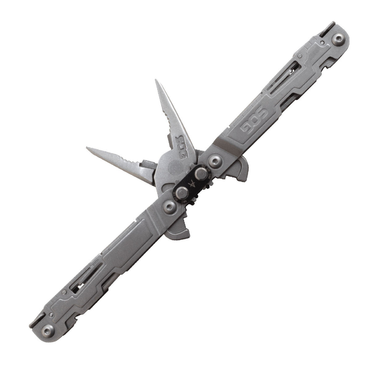 SOG - PowerAccess, 18 Tool Multi-Tool, Silver, Includes Nylon Sheath