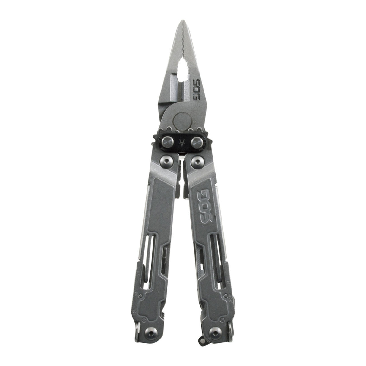 SOG - PowerAccess, Deluxe, 21 Tool Multi-Tool, 40 Stainless Steel, Black Oxide Finish, Includes Nylon Sheath and 12 Piece Hex Bit Kit