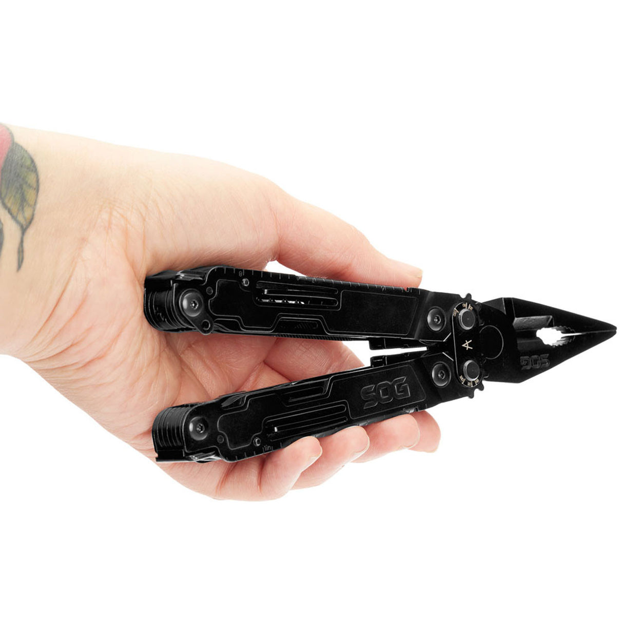 SOG - PowerAccess Deluxe, 21 Tool Multi-Tool, Stainless Steel, Black Oxide Finish, Black