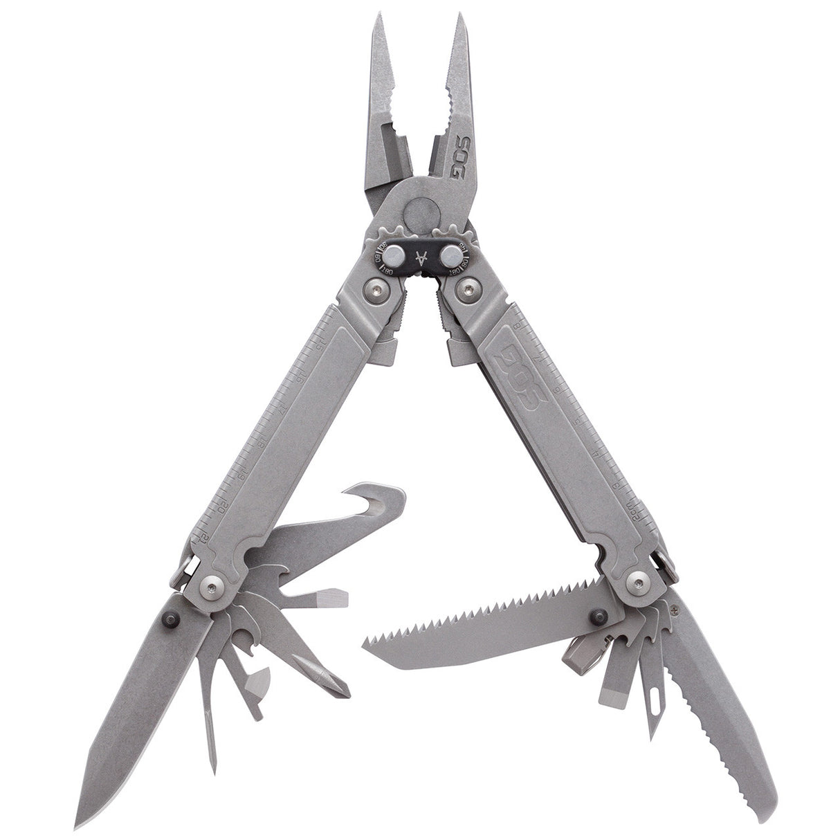 SOG - PowerAccess, 21 Tool Multi-Tool, 5Cr15MoV Steel, Stonewash Finish, Silver