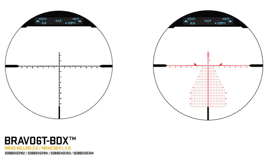 SIG SAUER – BRAVO6T-BDX 5–30x56 FFP Smart Rifle Scope