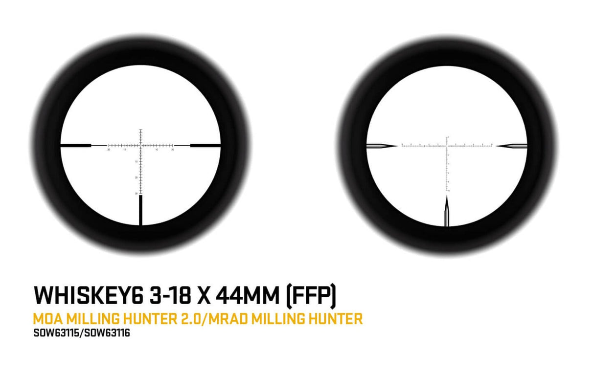 Sig Sauer – WHISKEY6 3-18x44mm FFP Hunting Riflescope