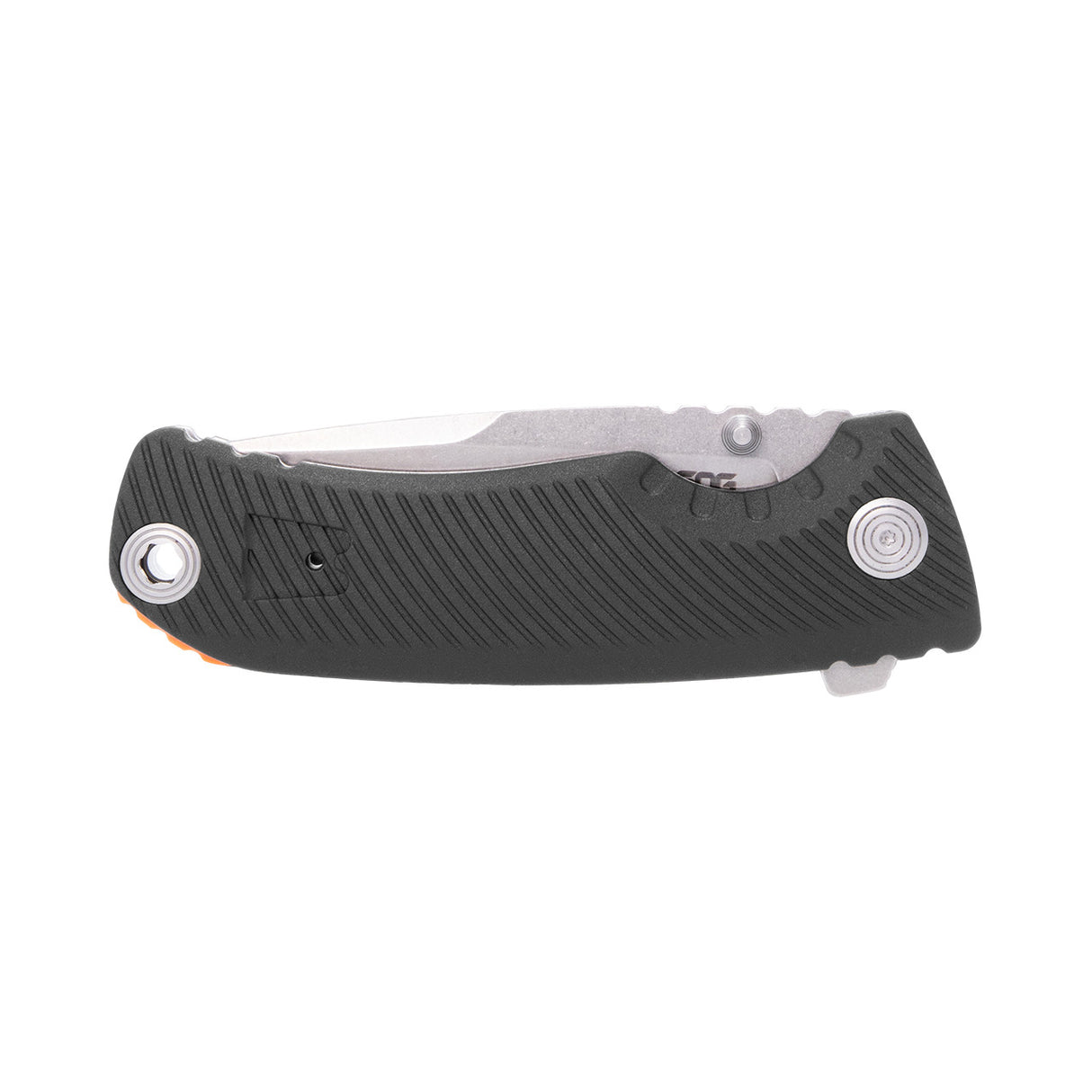 SOG - Tellus ATK - Black + Blaze Orange, Assisted Opening Outdoor Knife
