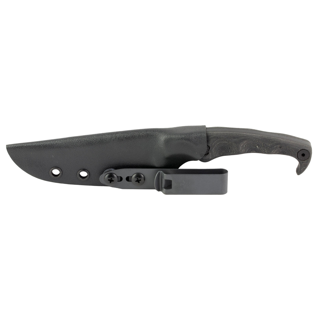 STROUP MK2 4" CERAKOTE BLK W/SHEATH