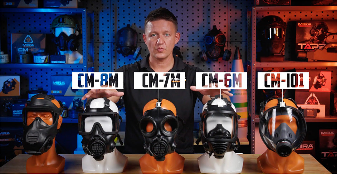 Comparison of MIRA Safety gas masks for 2025, highlighting features for outdoor survival and emergency preparedness.