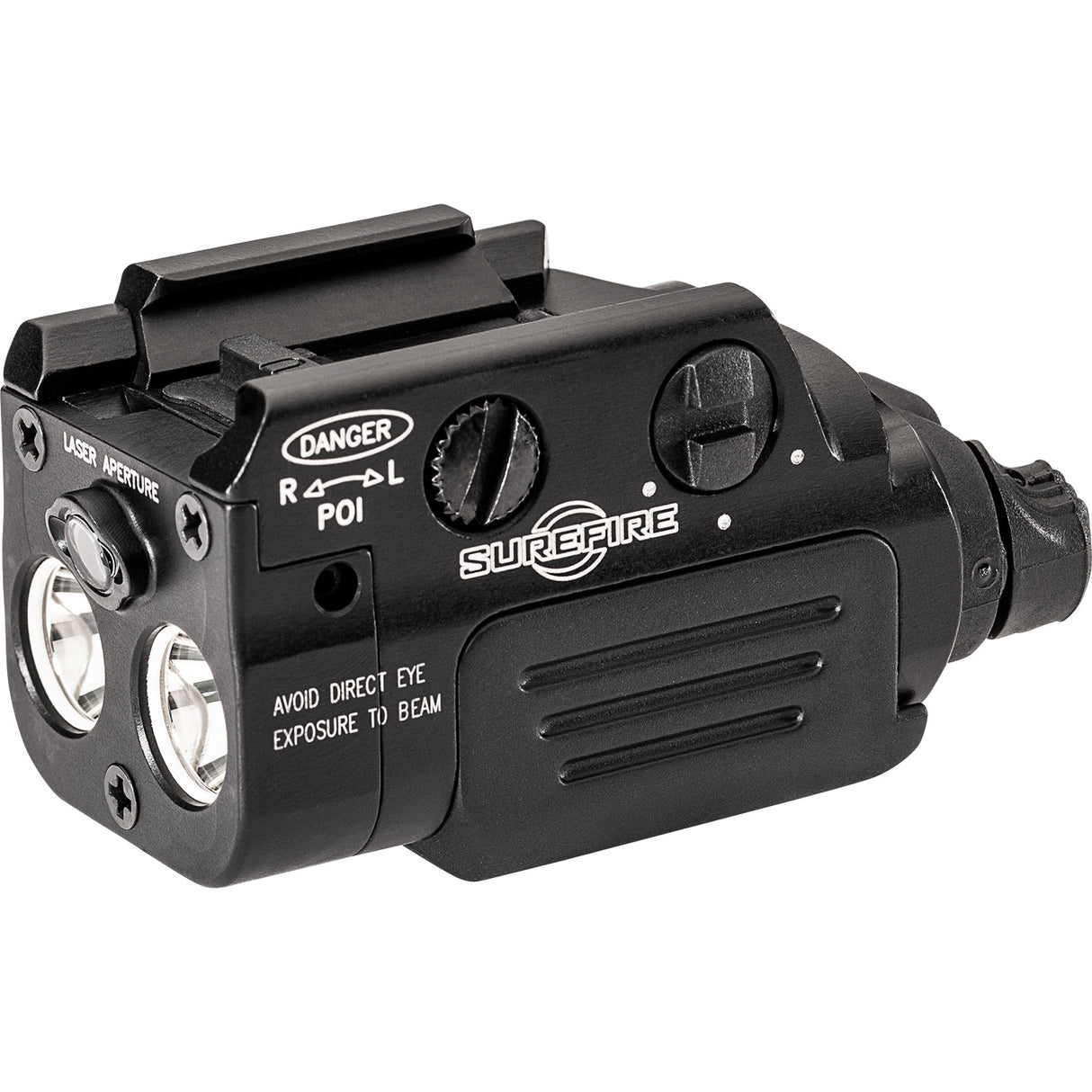 SureFire - XR2, Compact Rechargeable 800 Lumen Handgun Light + Laser Sight (Red or Green)