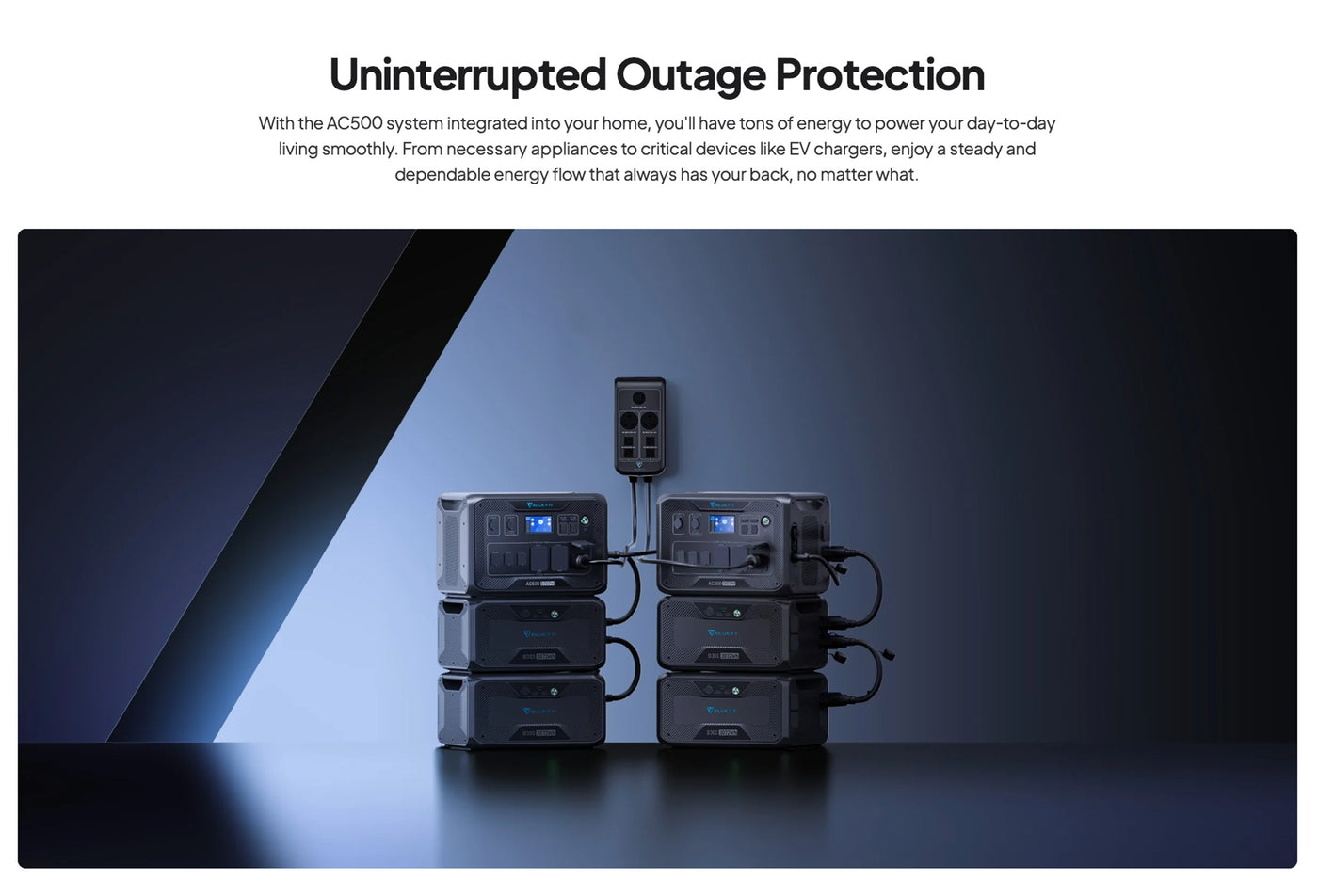 High-capacity portable power station for outdoor survival and emergency preparedness.
