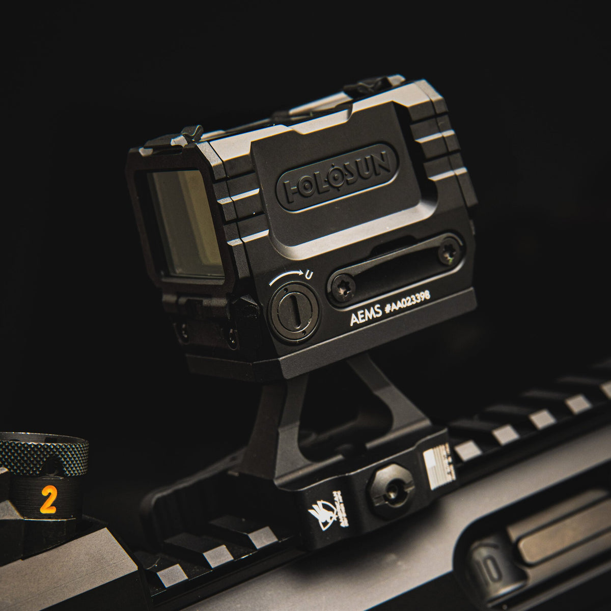 American Defense Mfg. - Holosun AEMS Mount 2.33" NV - Black