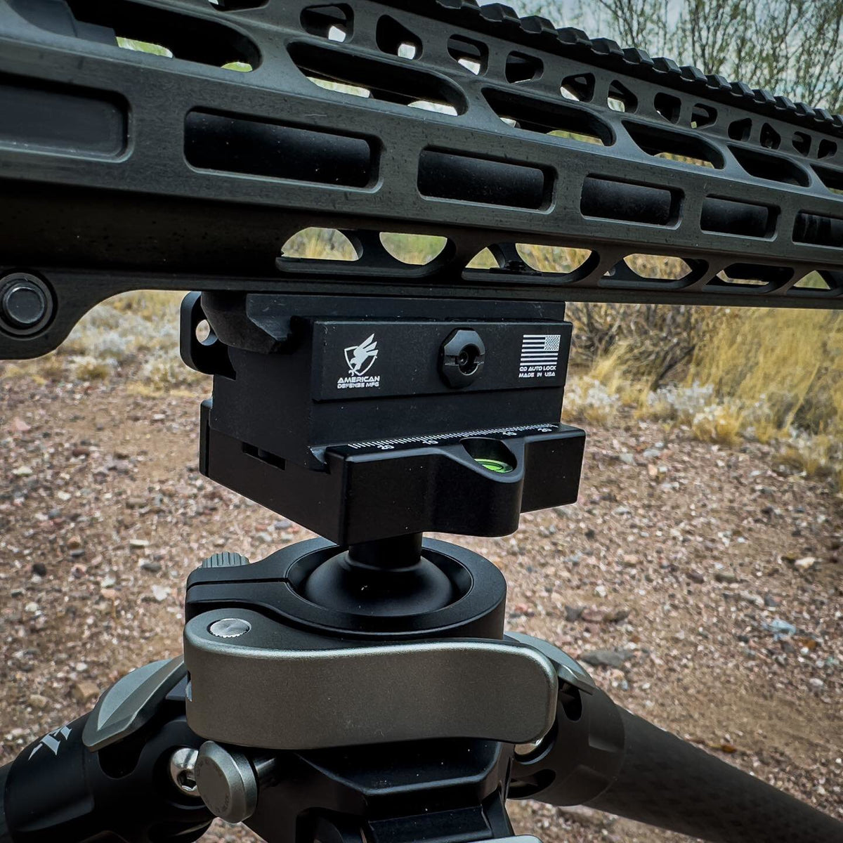 American Defense Mfg. - ARCA To Picatinny Tripod Adapter - Black