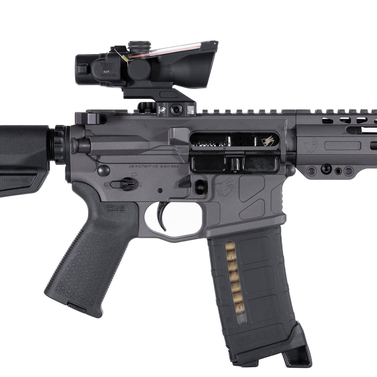 American Defense Mfg. - AD-B2 Cantilever Mini ACOG QD Mount - Black